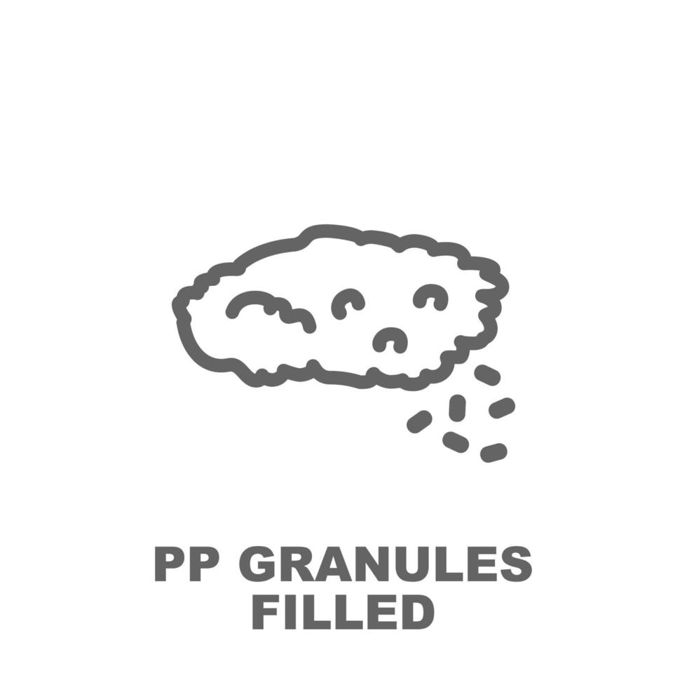 granules field vector icon