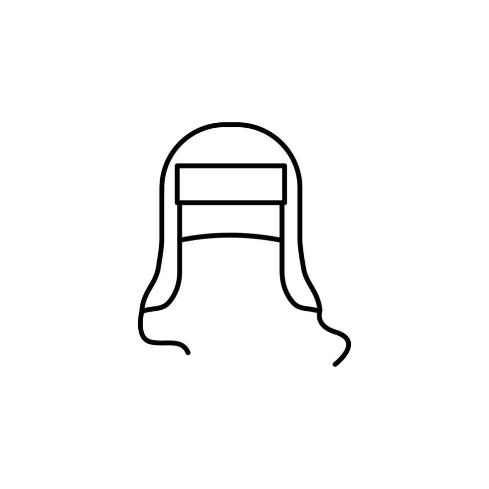 Russian, culture, ear, flaps, hat vector icon
