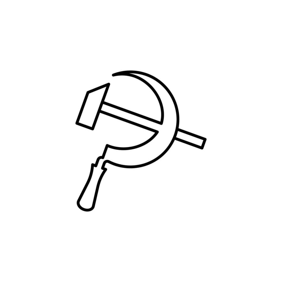 ruso, cultura, sscb, logo vector icono