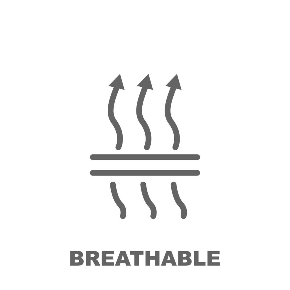 Breathable vector icon