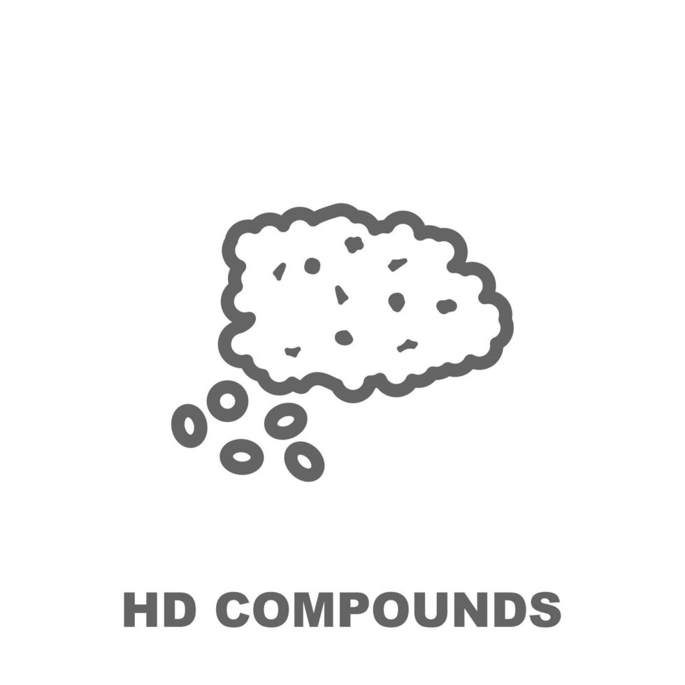 Hd compounds vector icon