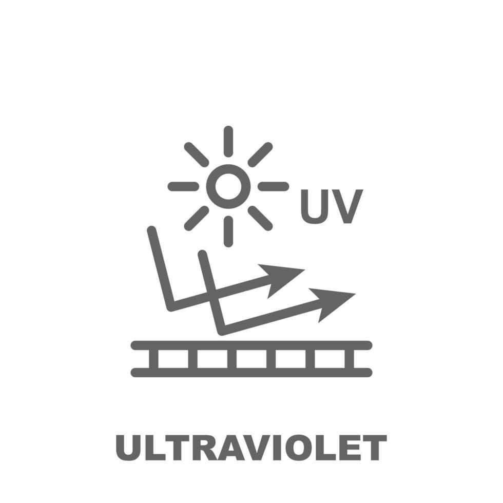 Ultraviolet vector icon