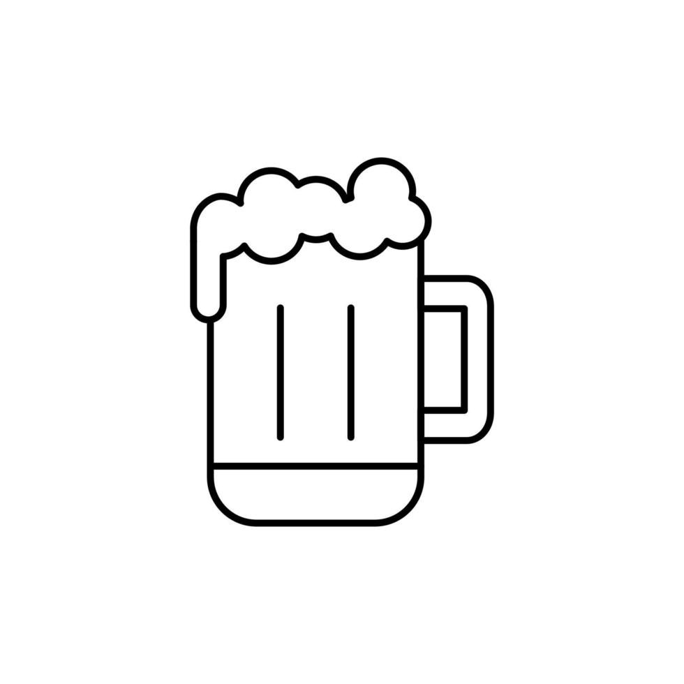 Beer, drink vector icon