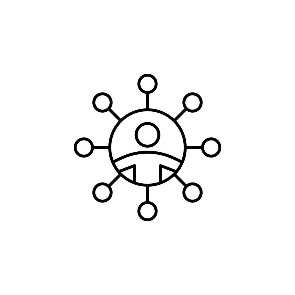 network, link vector icon