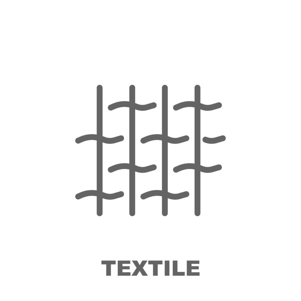 icono de vector textil