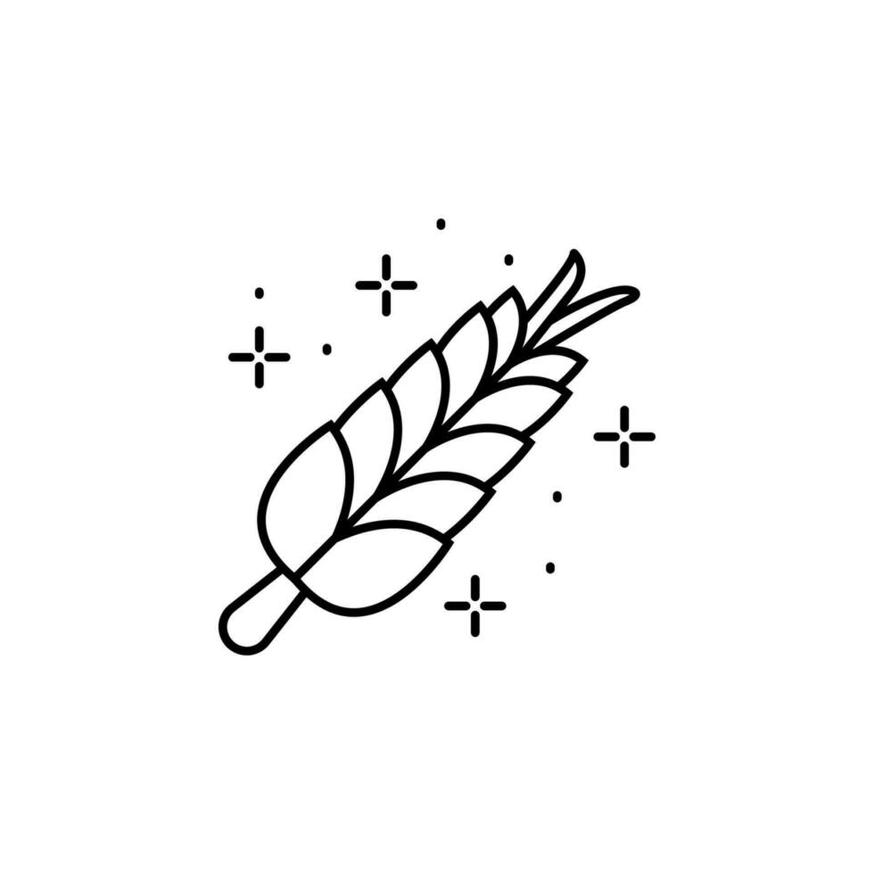 Wheal, grain vector icon