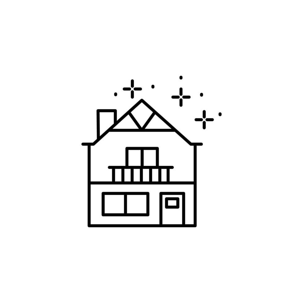 House, German vector icon