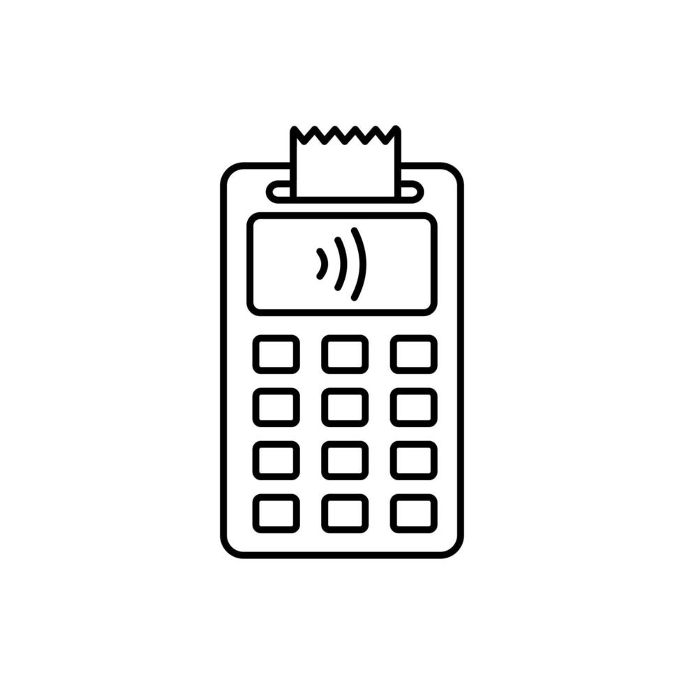 Nfc payment, electronic vector icon