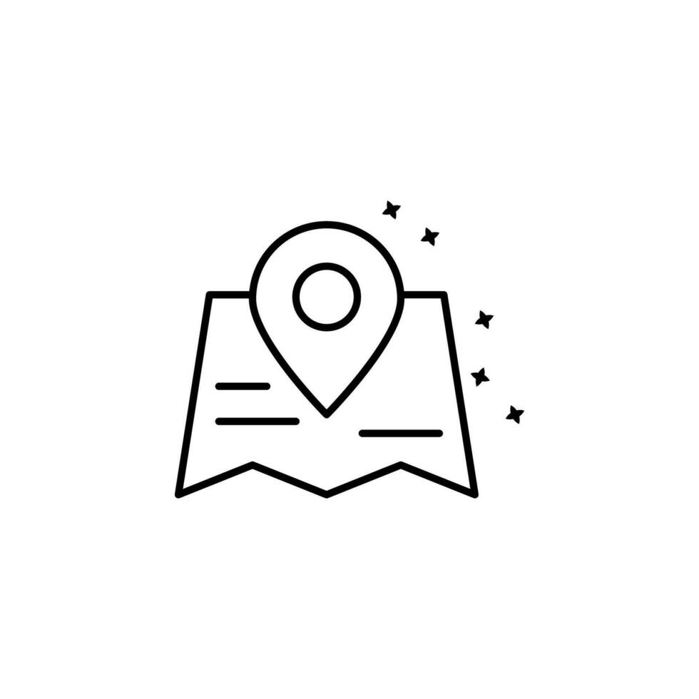 Placeholder maps interface vector icon