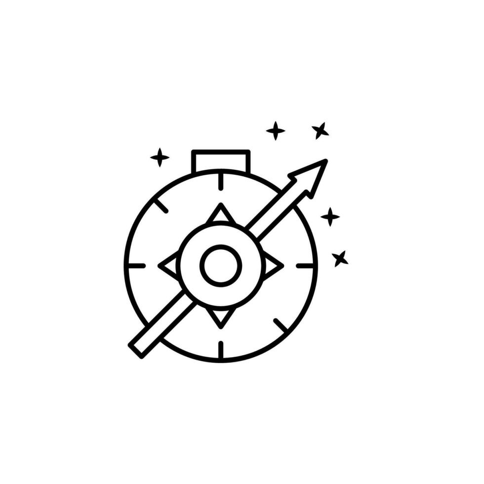 Compass direction vector icon