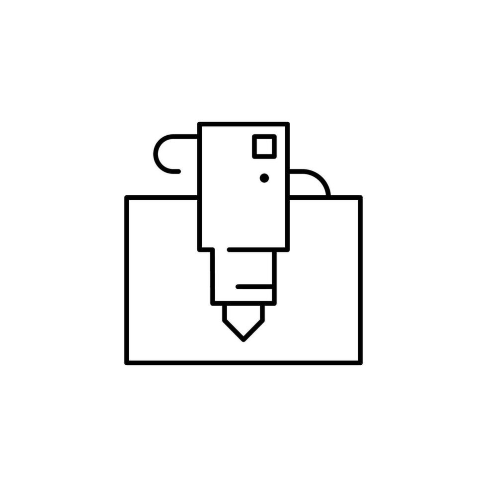 Cluster vector icon