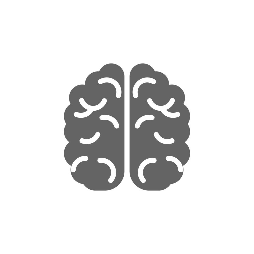 laboratory, brain vector icon