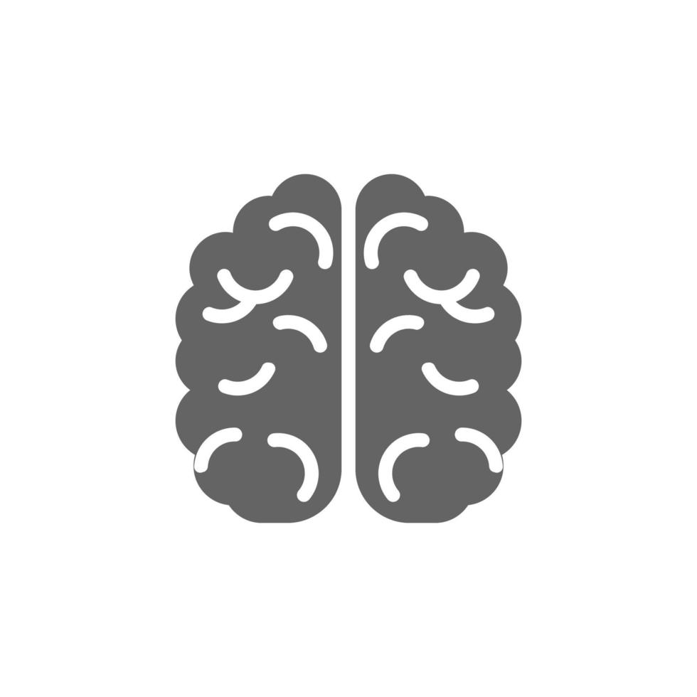 laboratory, brain vector icon