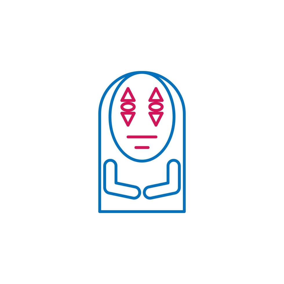 Japón, fantasma vector icono