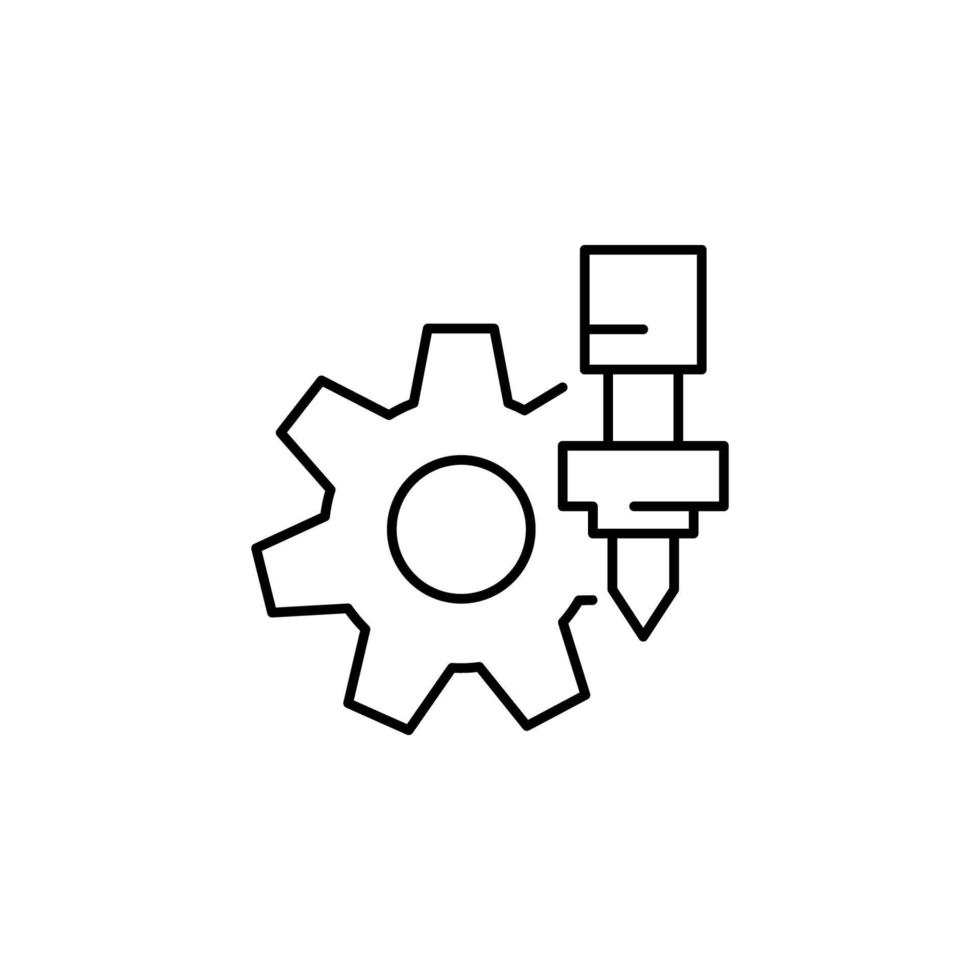 Milling vector icon