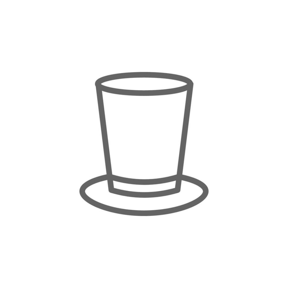 Top hat, Italy vector icon