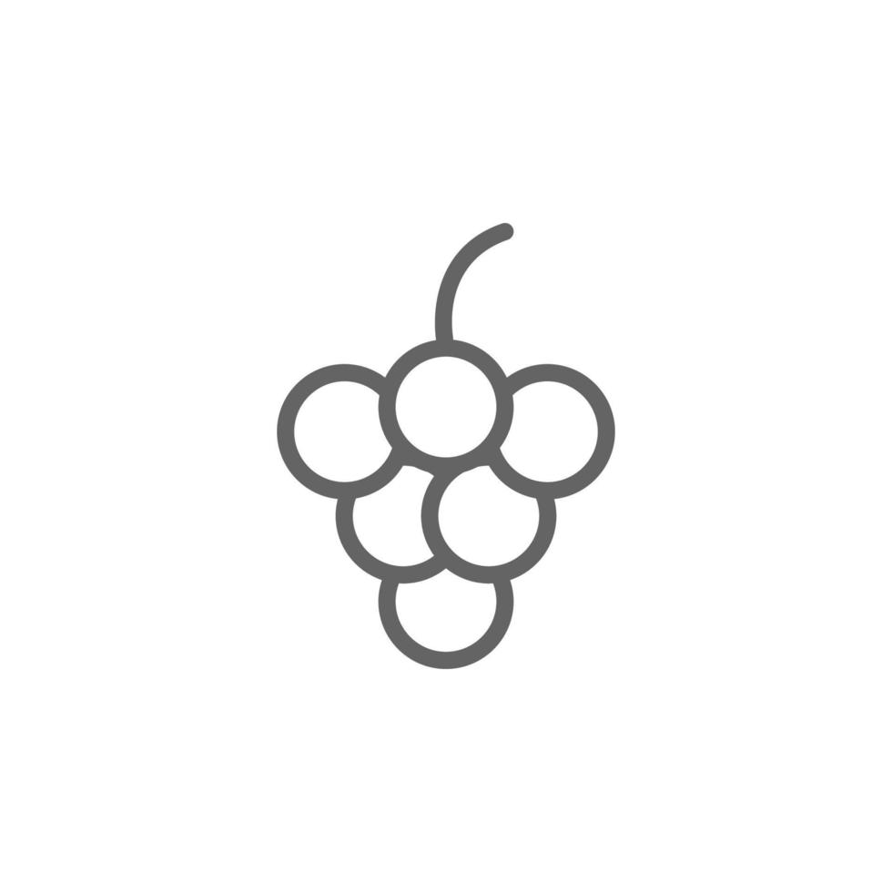 Grapes, Italy vector icon