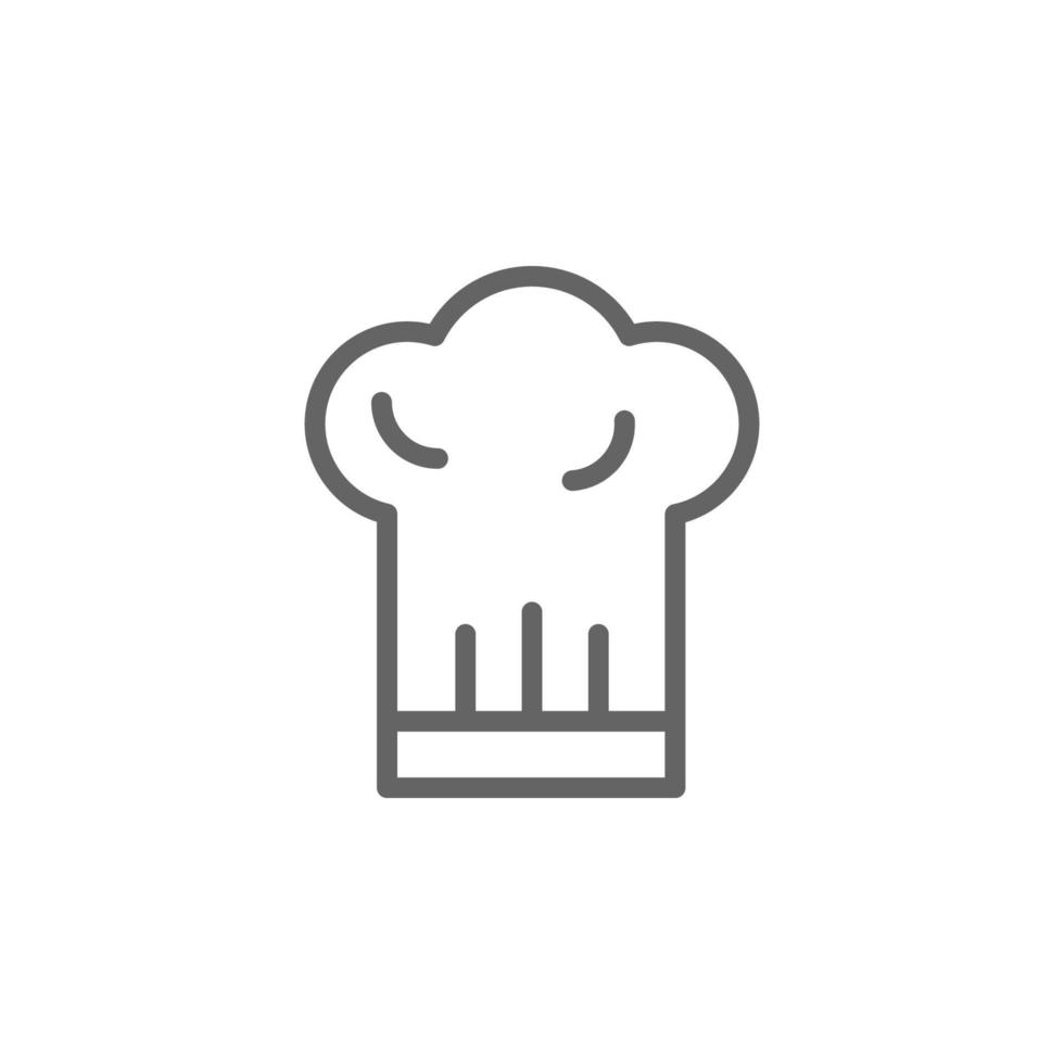 Chef hat, Italy vector icon