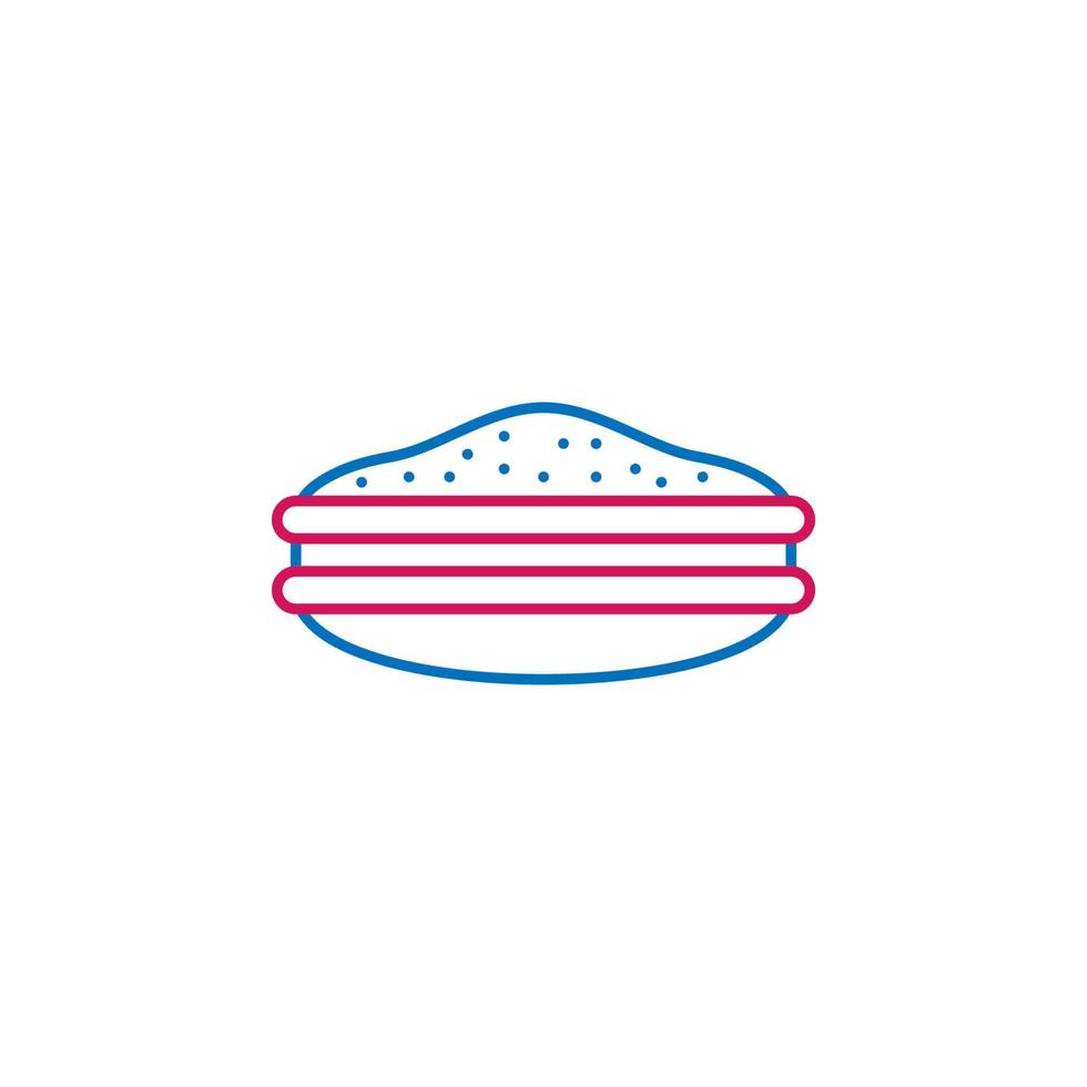 Japan, dorayaki vector icon