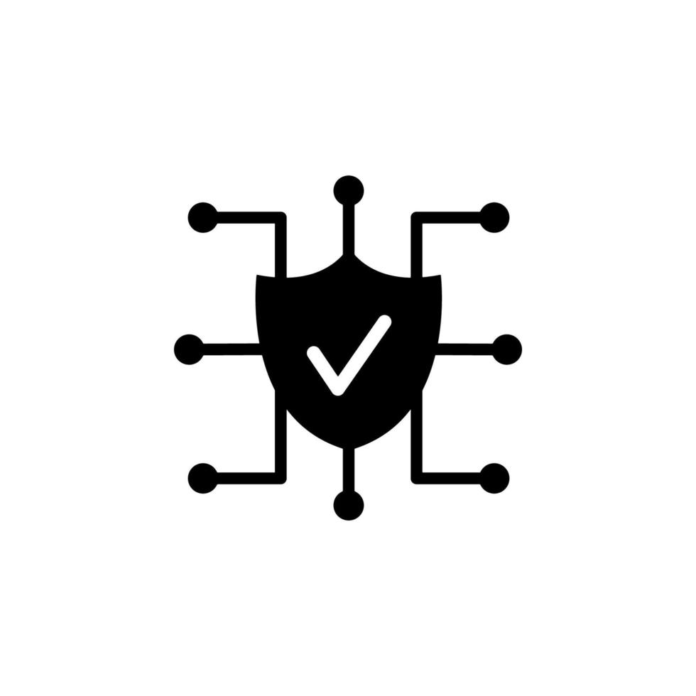 chip, security vector icon