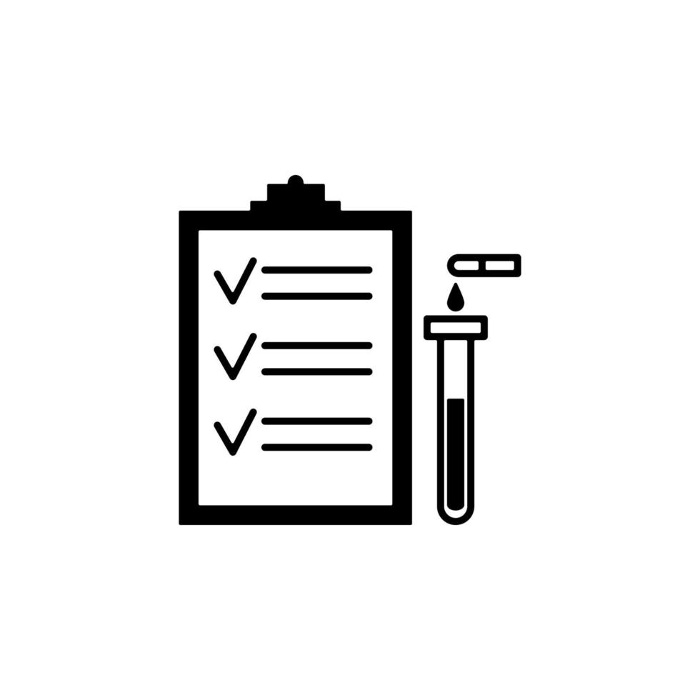 document, exam vector icon