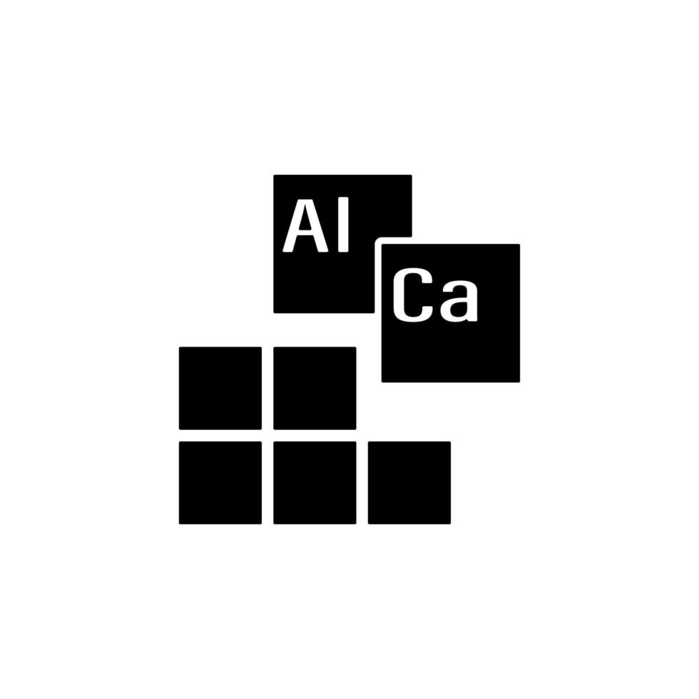 química, elementos vector icono