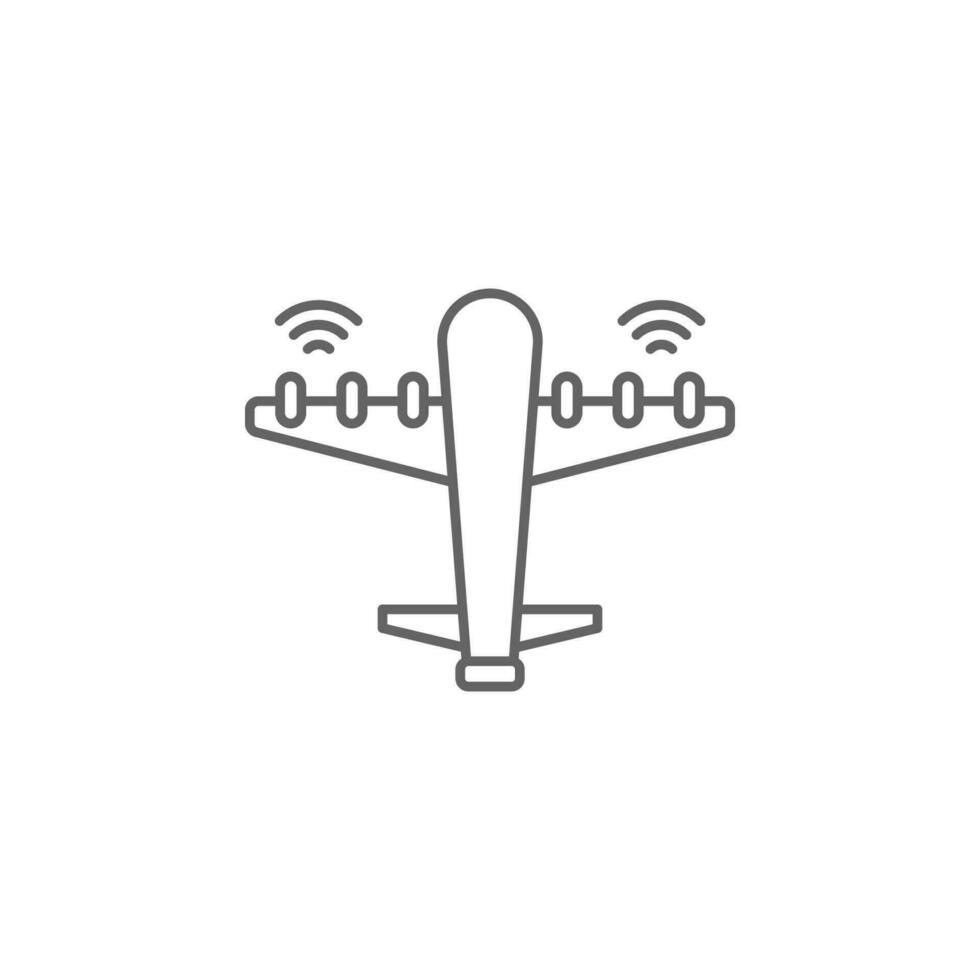 Plane, technology vector icon