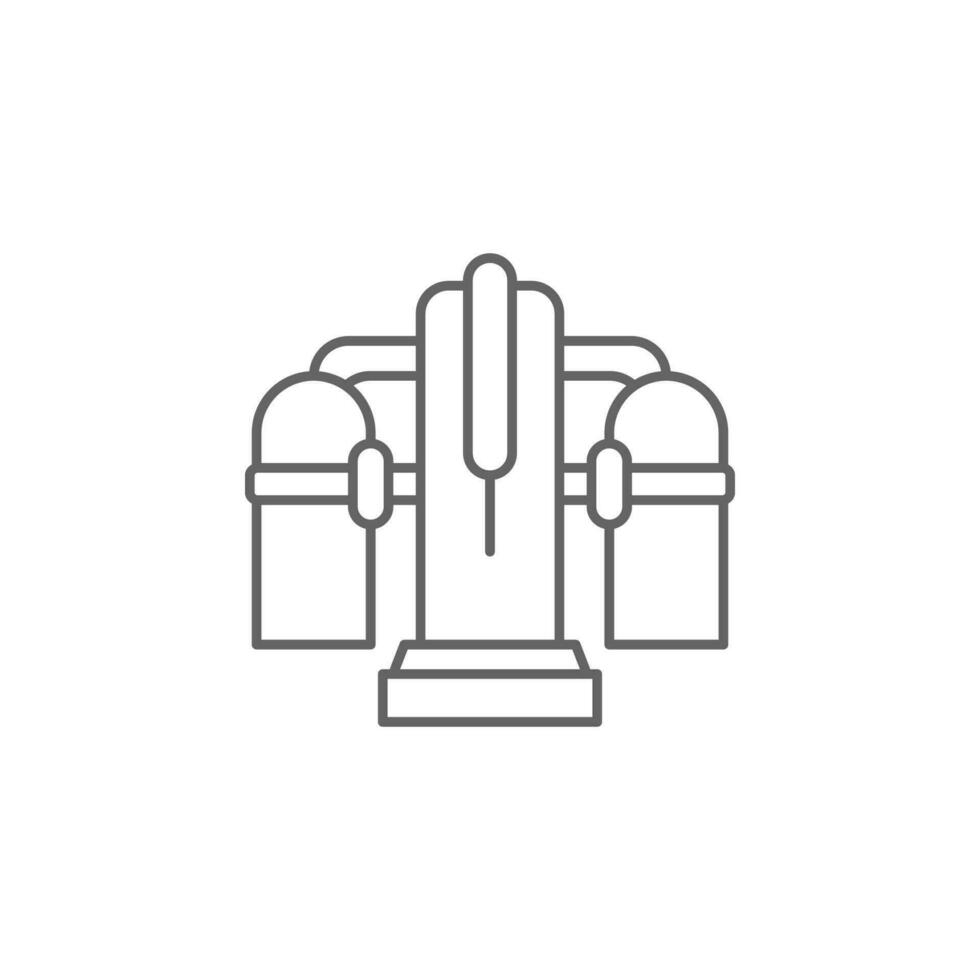 Jetpack, technology vector icon
