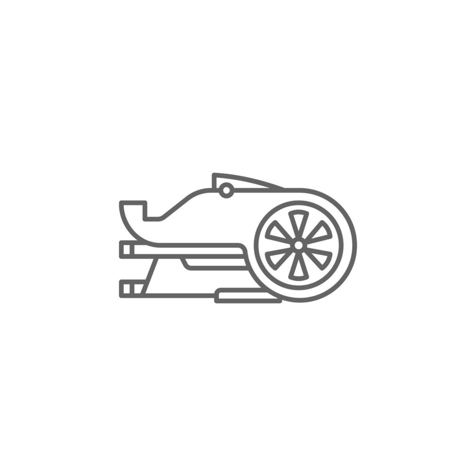 Hover bike, technology vector icon