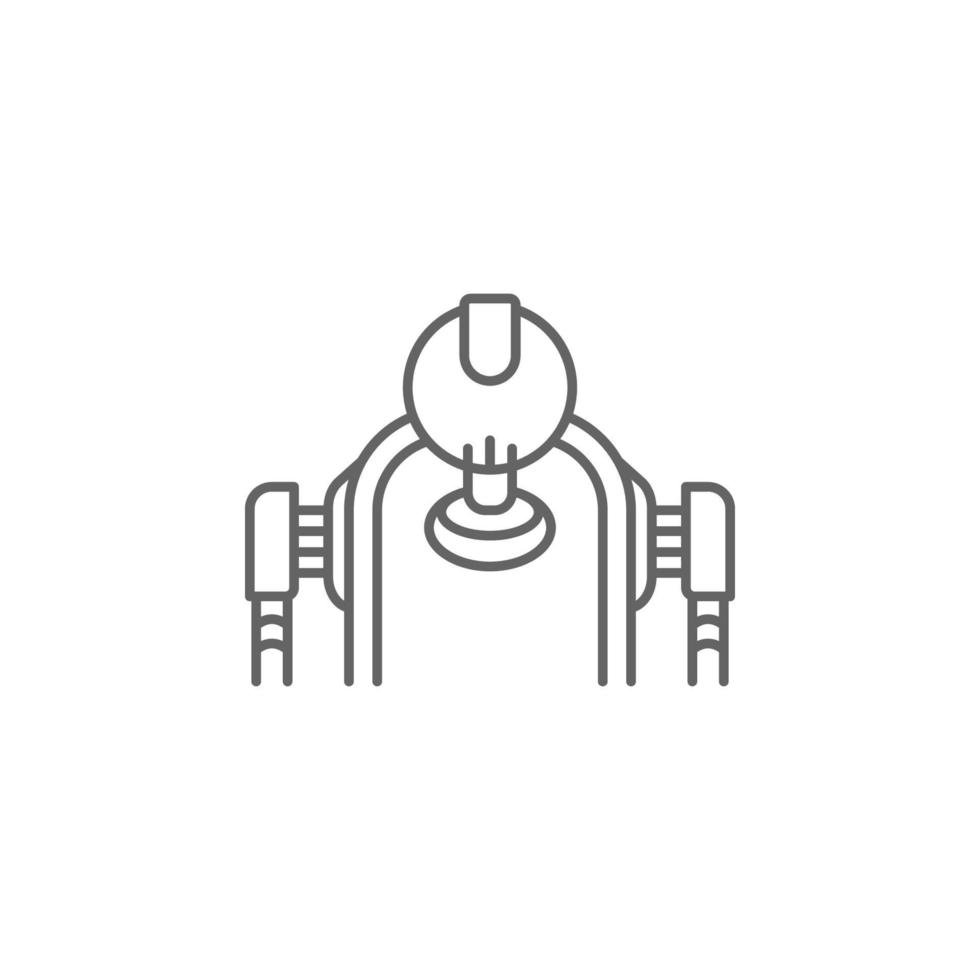 Android, robot, body vector icon
