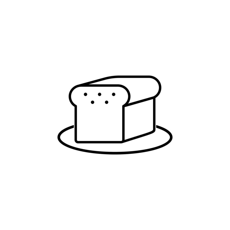 bread vector icon