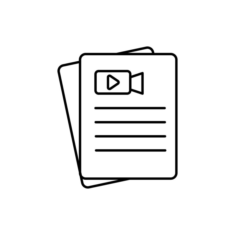 Document, camera vector icon 22765460 Vector Art at Vecteezy