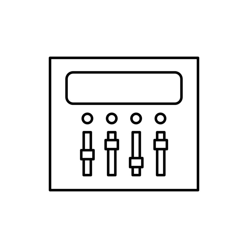 Board, mixer, sound vector icon