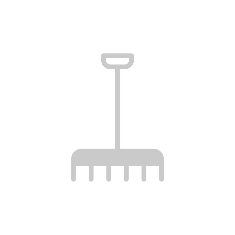 Rake, farm vector icon