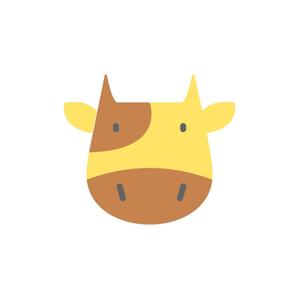 Cow, animal vector icon