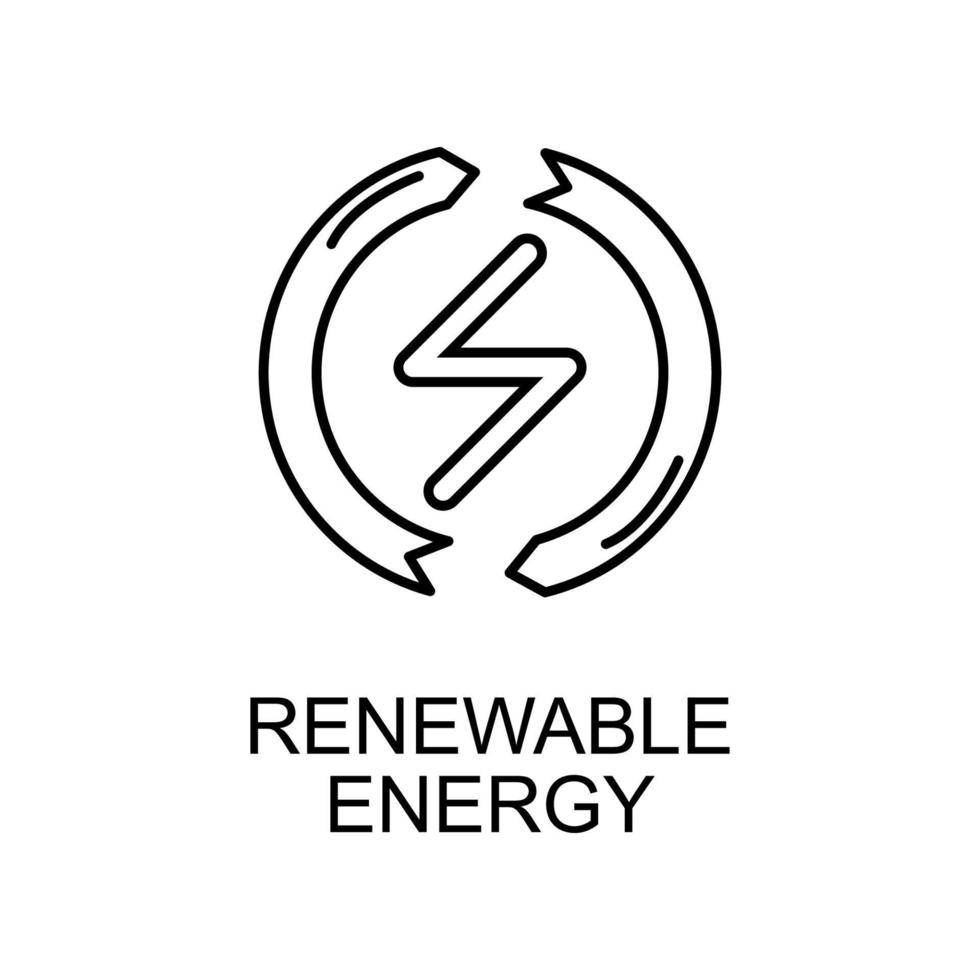 renewable energy vector icon