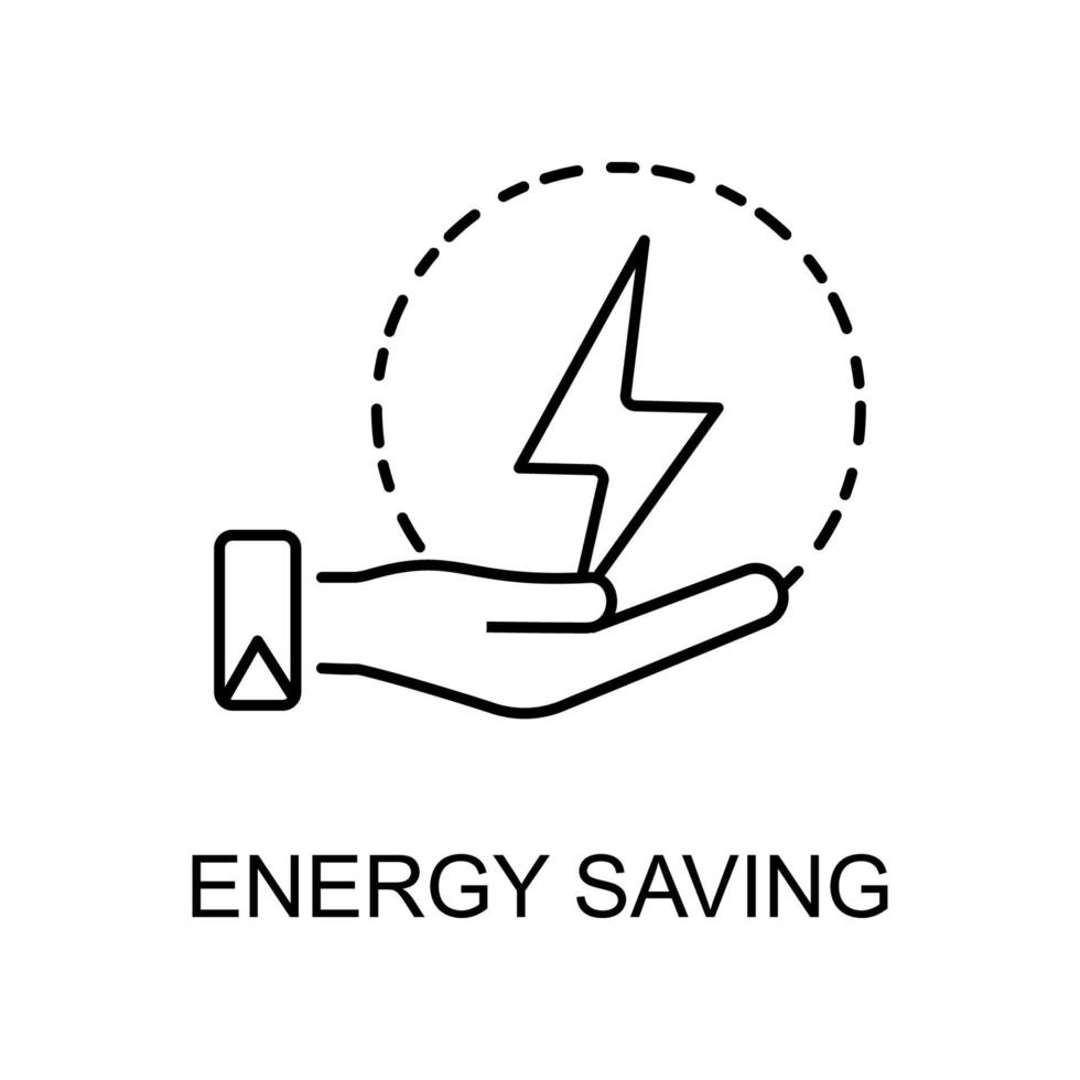 energy saving vector icon