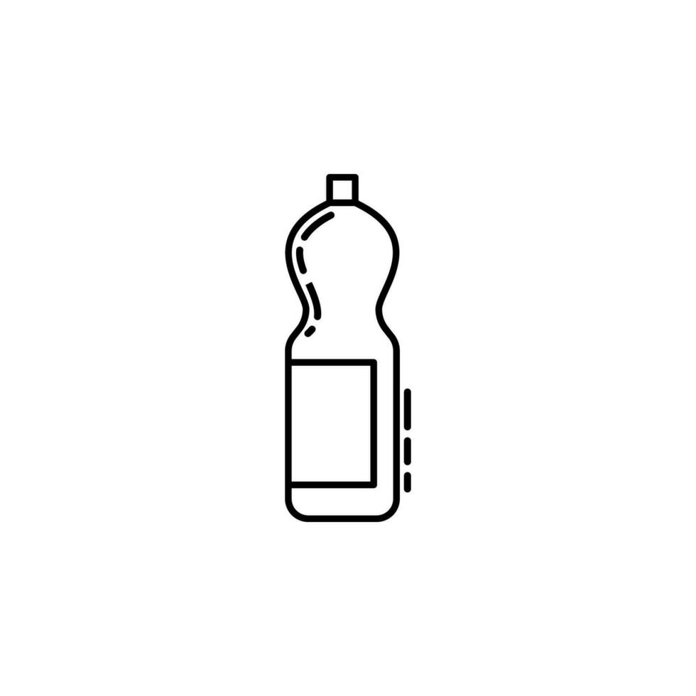 bottle of juice dusk vector icon