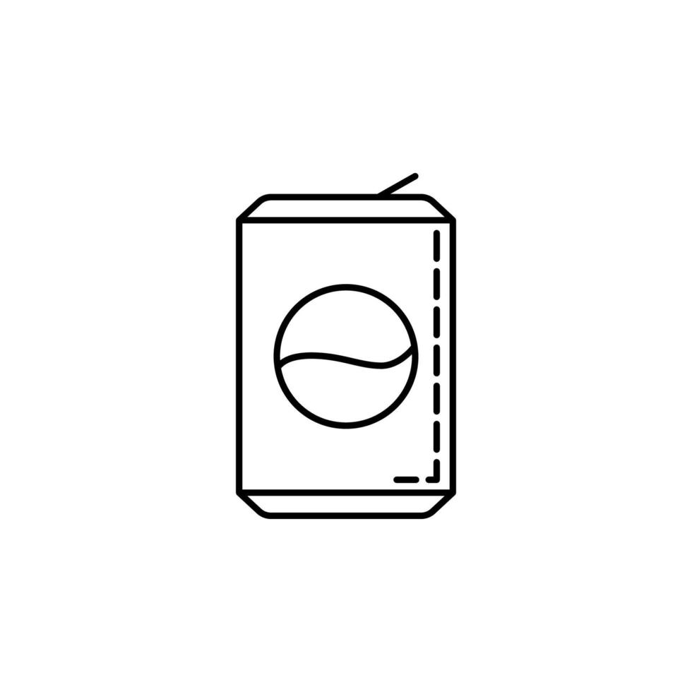 can of soda dusk vector icon
