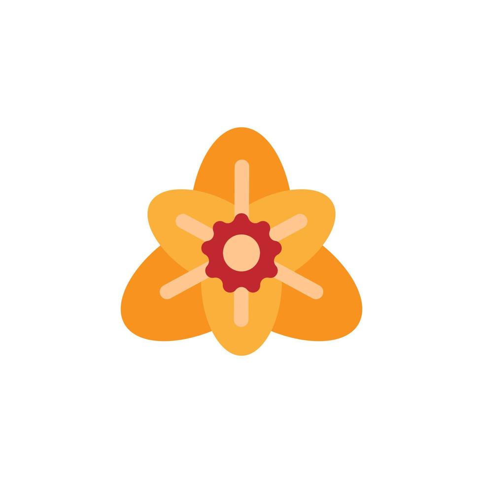 Easter, daffodil vector icon