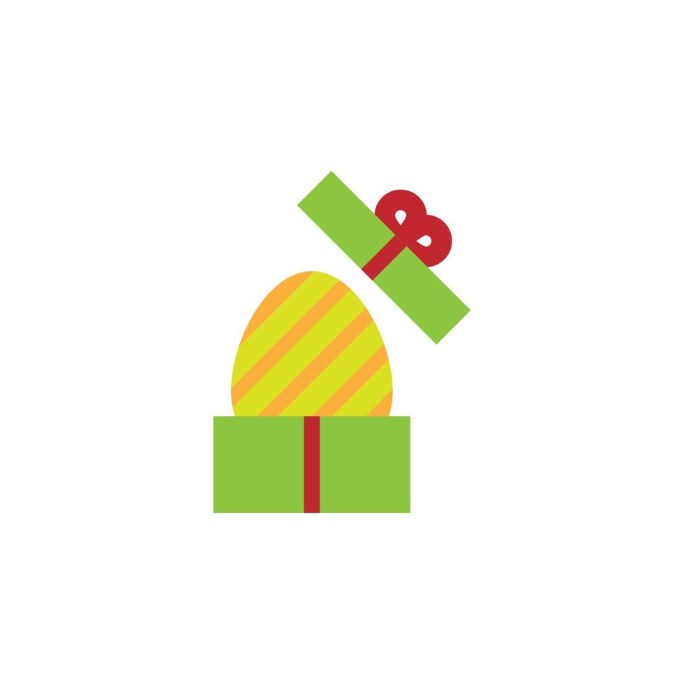 Easter, egg, box vector icon