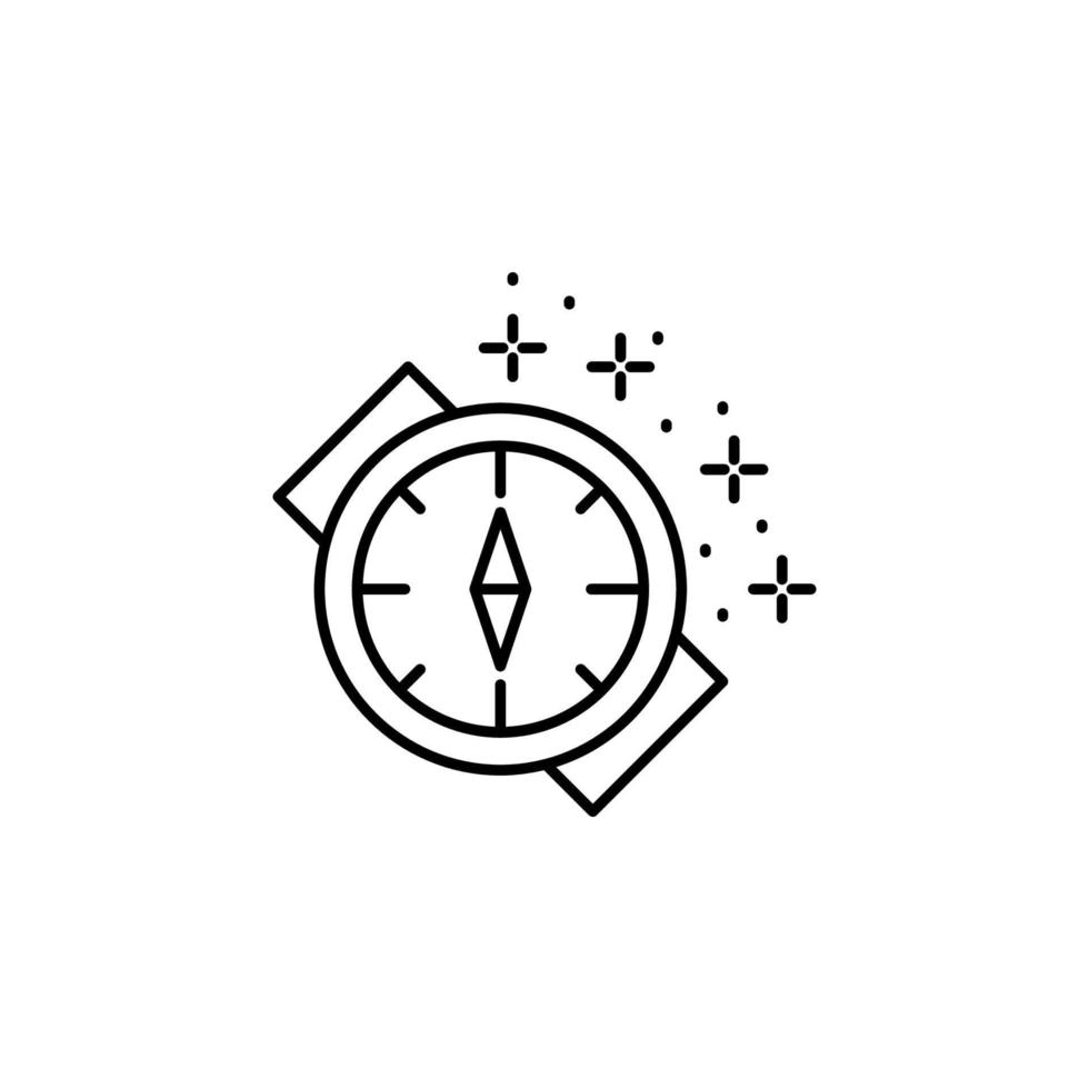 Diving compass vector icon
