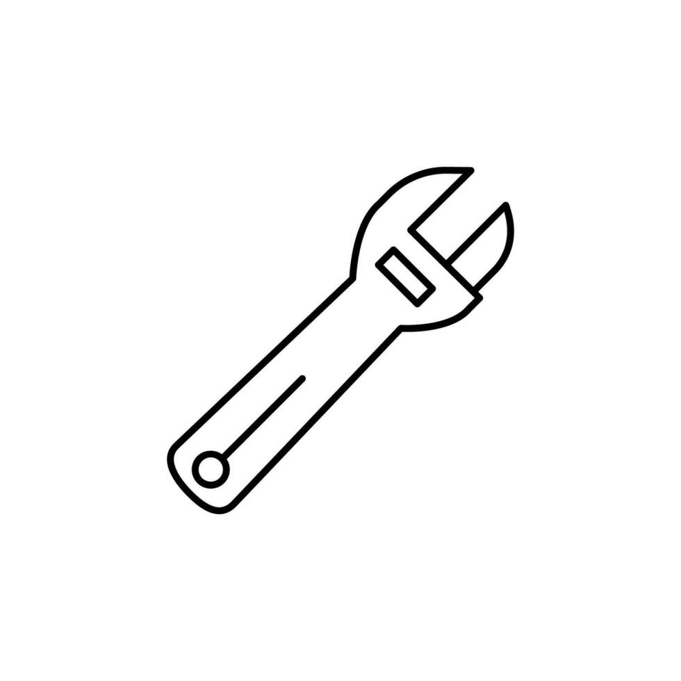 Wrench tool vector icon