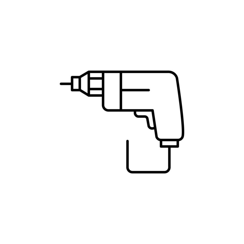 Drill tool vector icon