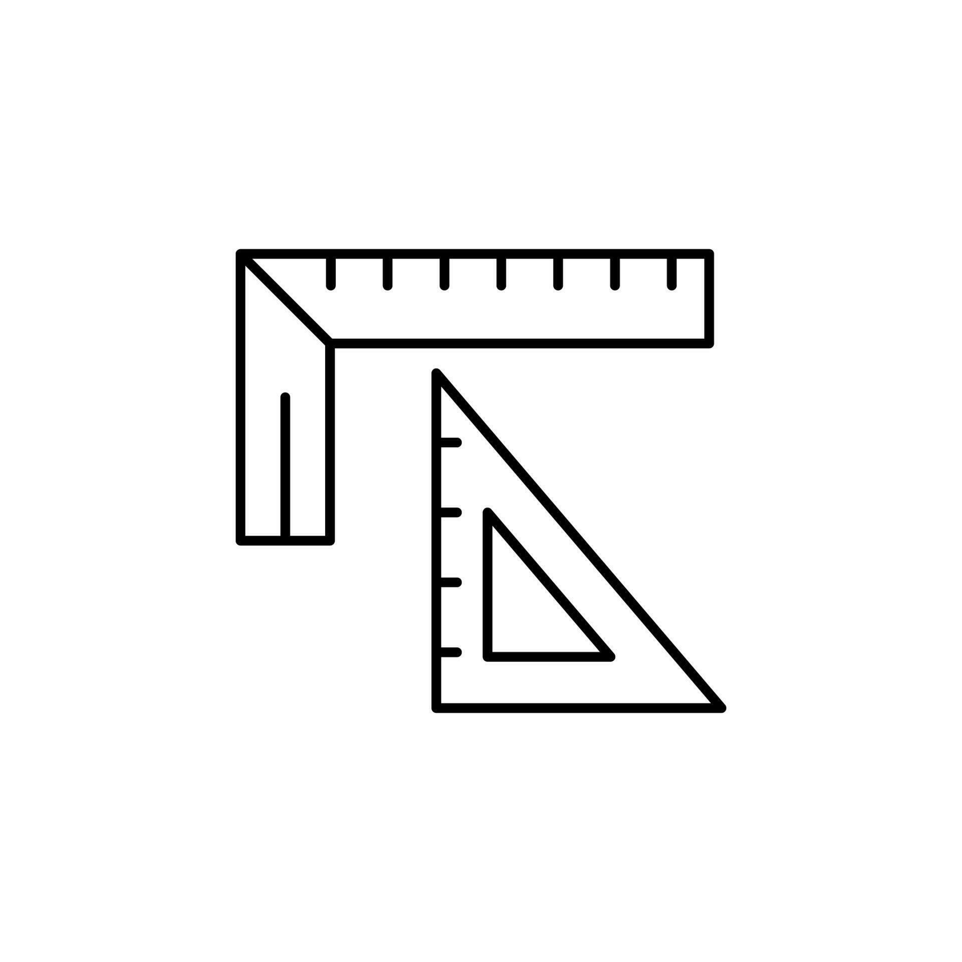 Measurement ruler tool vector icon 22765955 Vector Art at Vecteezy