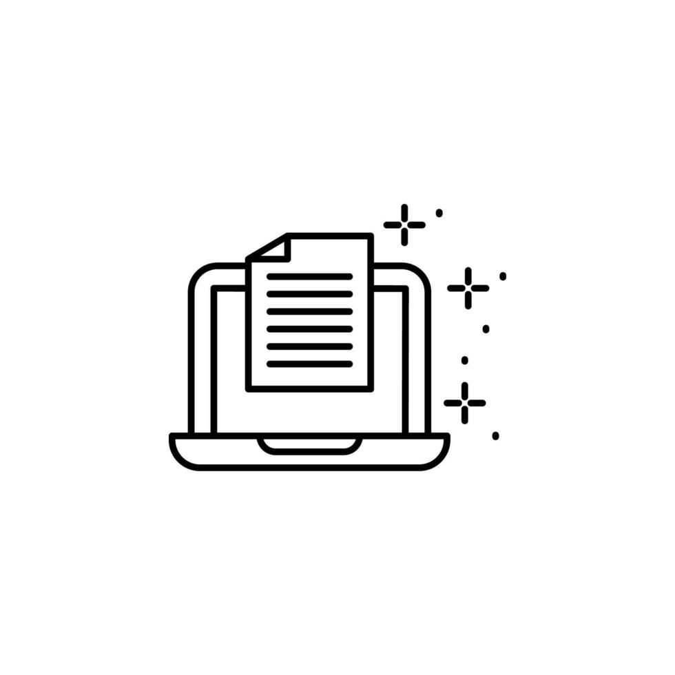 Notebook file vector icon