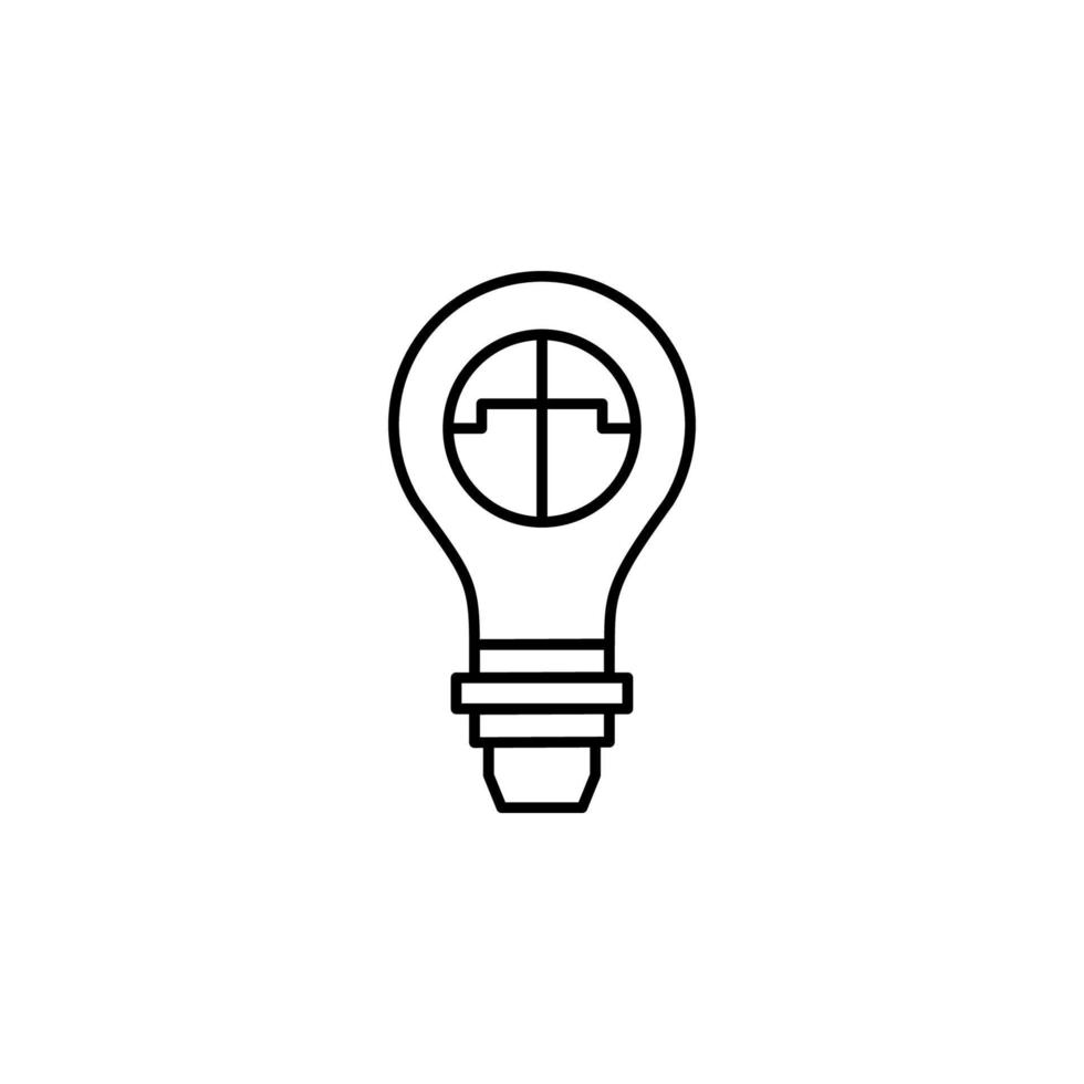 idea, technology, creativity vector icon
