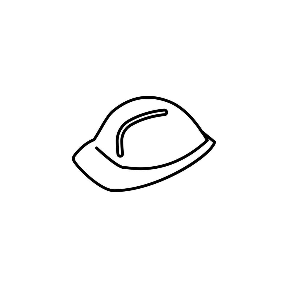 construction helmet vector icon