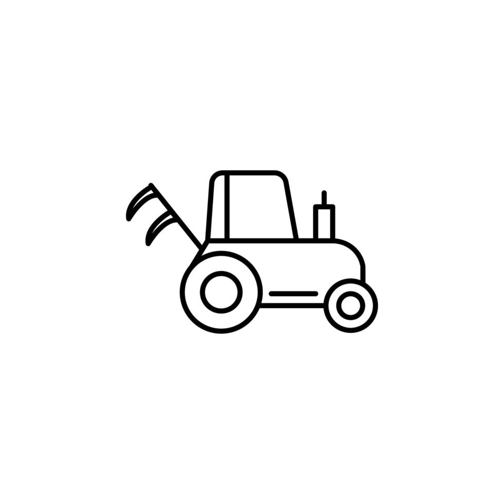 farm cultivator vector icon