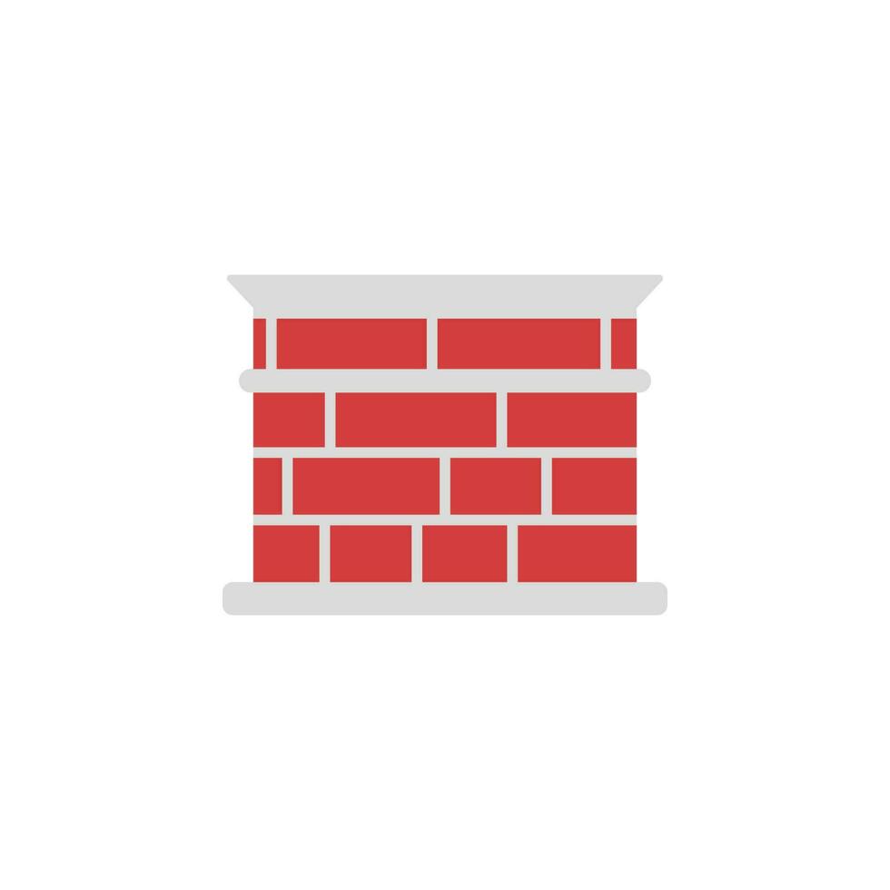 Chimney house, Christmas 2 colored line vector icon